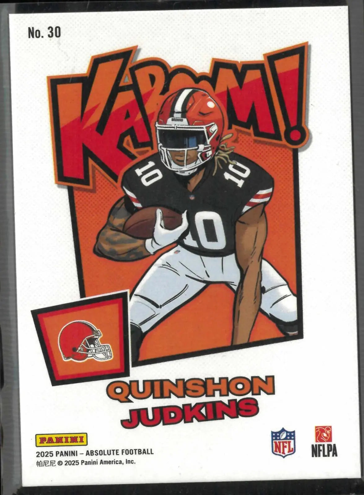 2025 Panini Absolute Kaboom! Horizontal Rookie Quinshon Judkins RC 