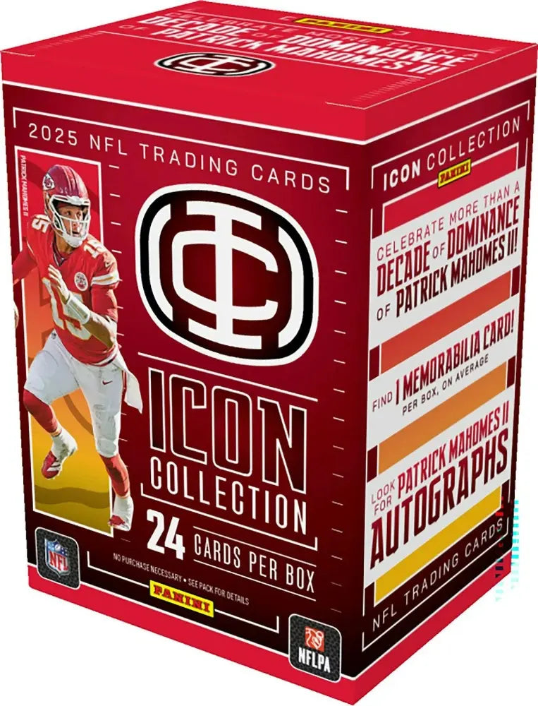 2025 Panini Authentically Patrick Mahomes Icon Collection Blaster Box 