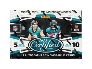 2025 Panini Certified Football Hobby Box 