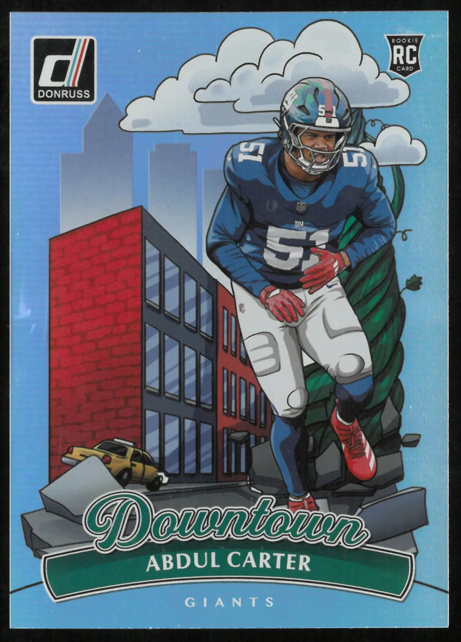 2025 Panini Donruss Downtown Abdul Carter RC Rookie 