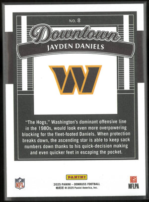 2025 Panini Donruss Downtown Jayden Daniels 
