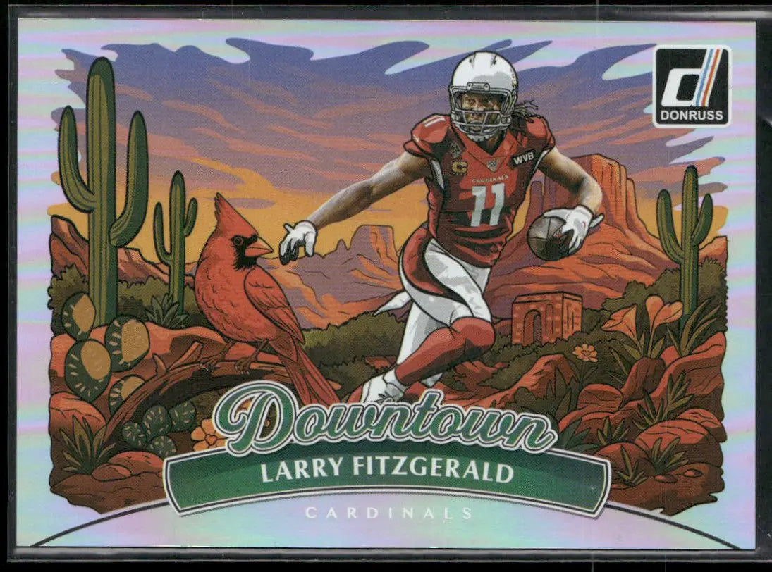 2025 Panini Donruss Football Downtown Larry Fitzgerald 
