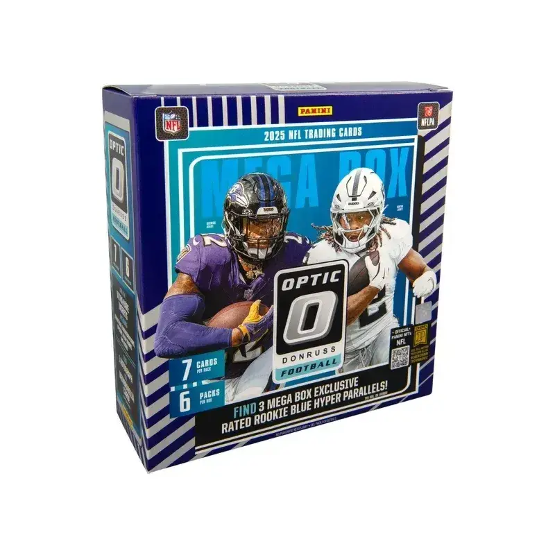 2025 Panini Donruss Optic Football Trading Cards Mega Box 