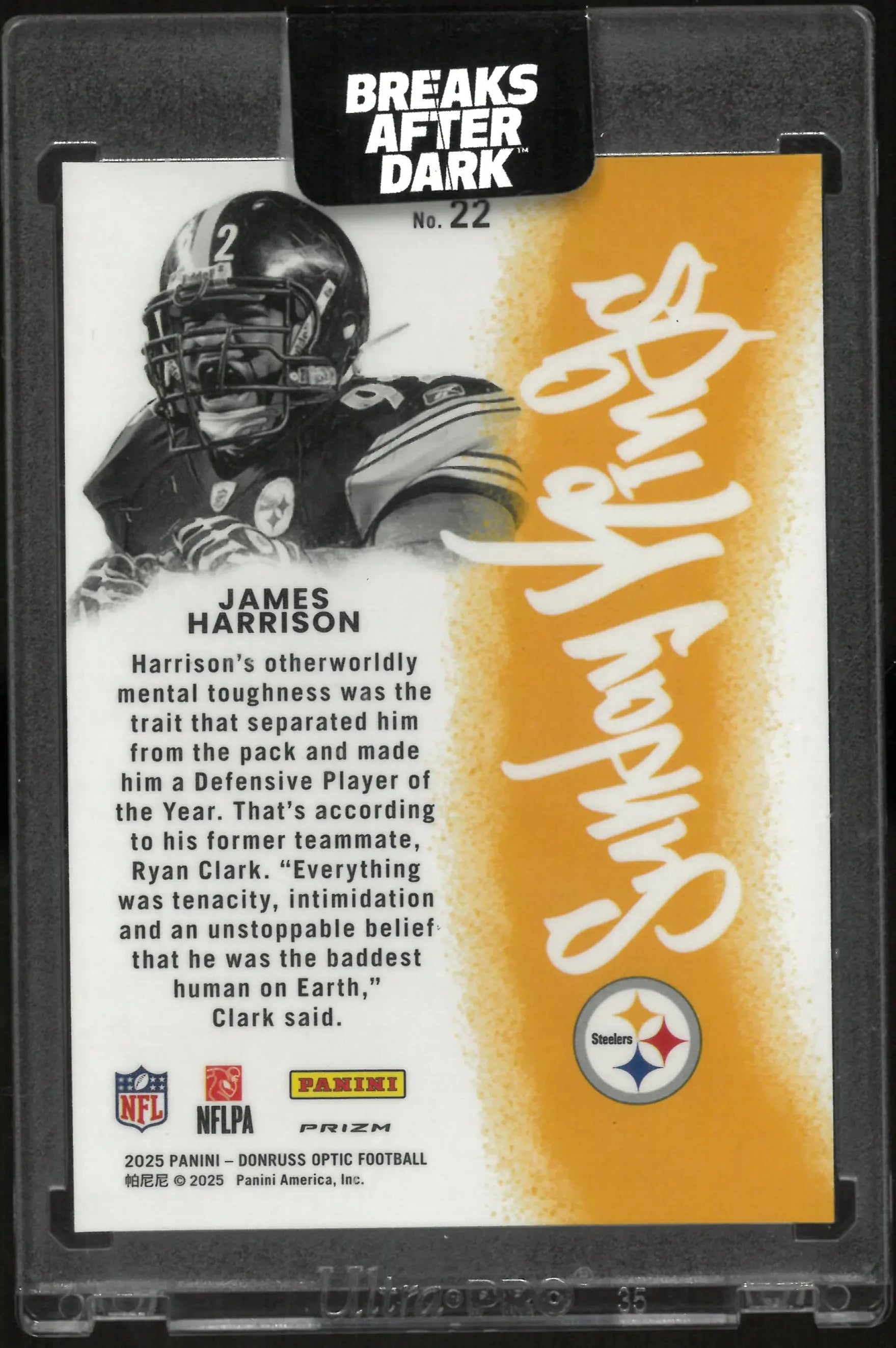 2025 Panini Donruss Optic Sunday Kings James Harrison 