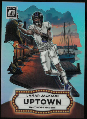 2025 Panini Donruss Optic Uptown Lamar Jackson 
