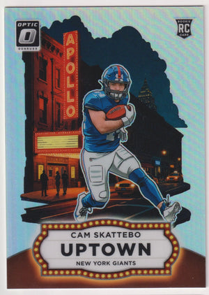 2025 Panini Donruss Optic Uptown Rookie Cam Skattebo RC 
