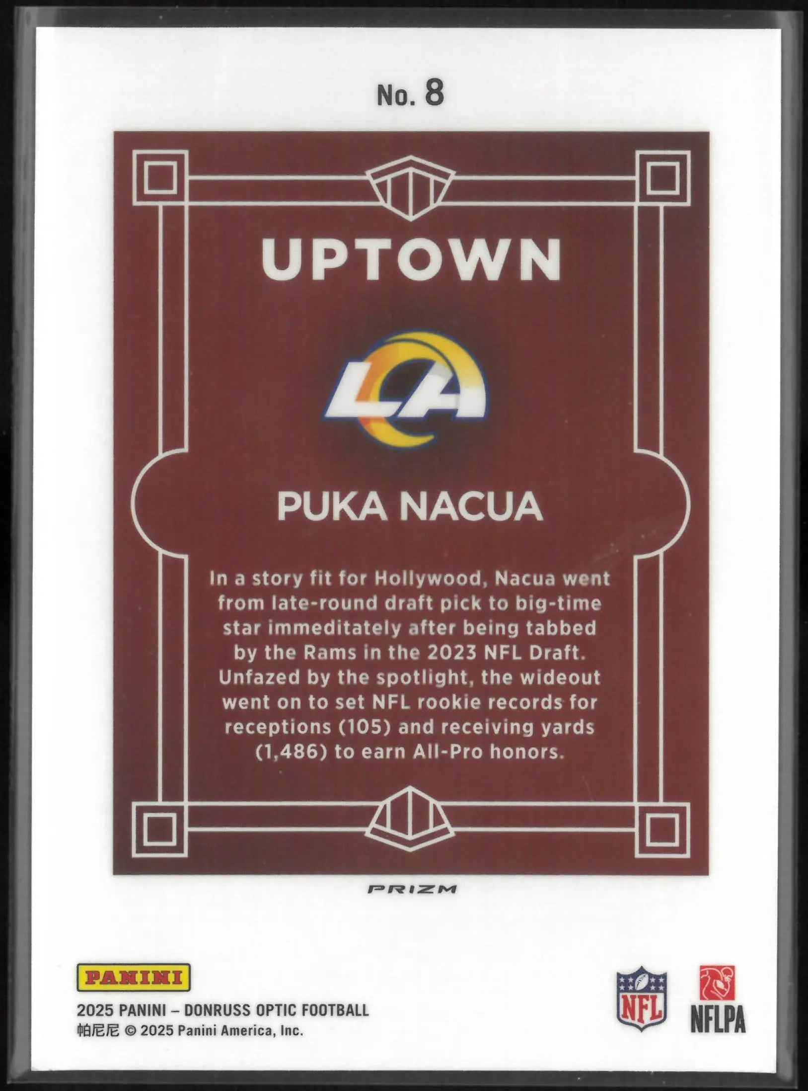 2025 Panini Donruss Uptown Puka Nacua 