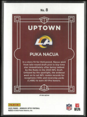 2025 Panini Donruss Uptown Puka Nacua 