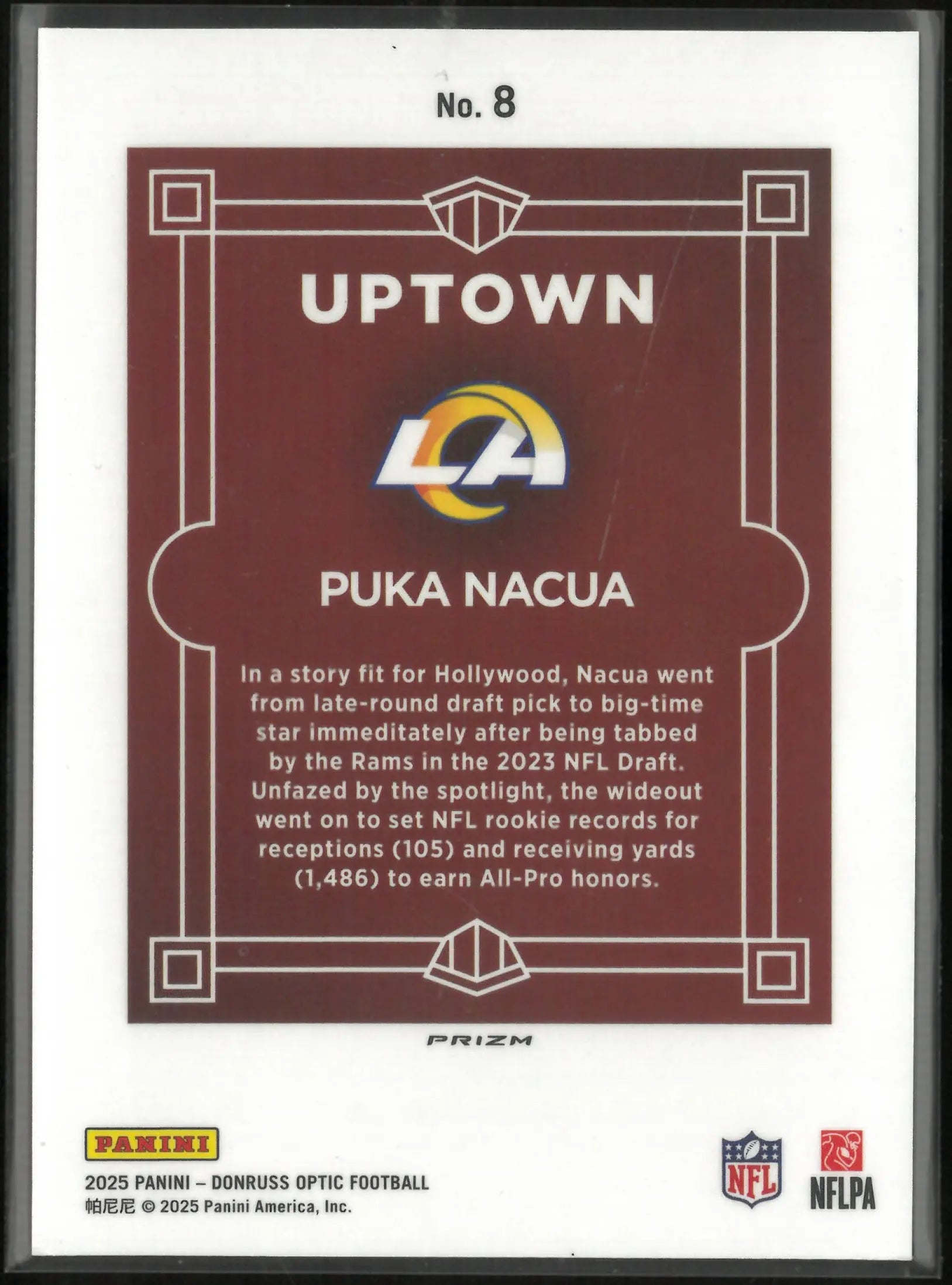 2025 Panini Donruss Uptown Puka Nacua 