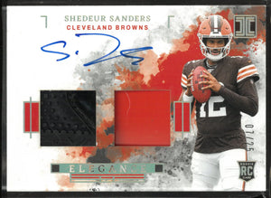 2025 Panini Impeccable Elegance Rookie Patch Autograph Shedeur Sanders Auto /25 