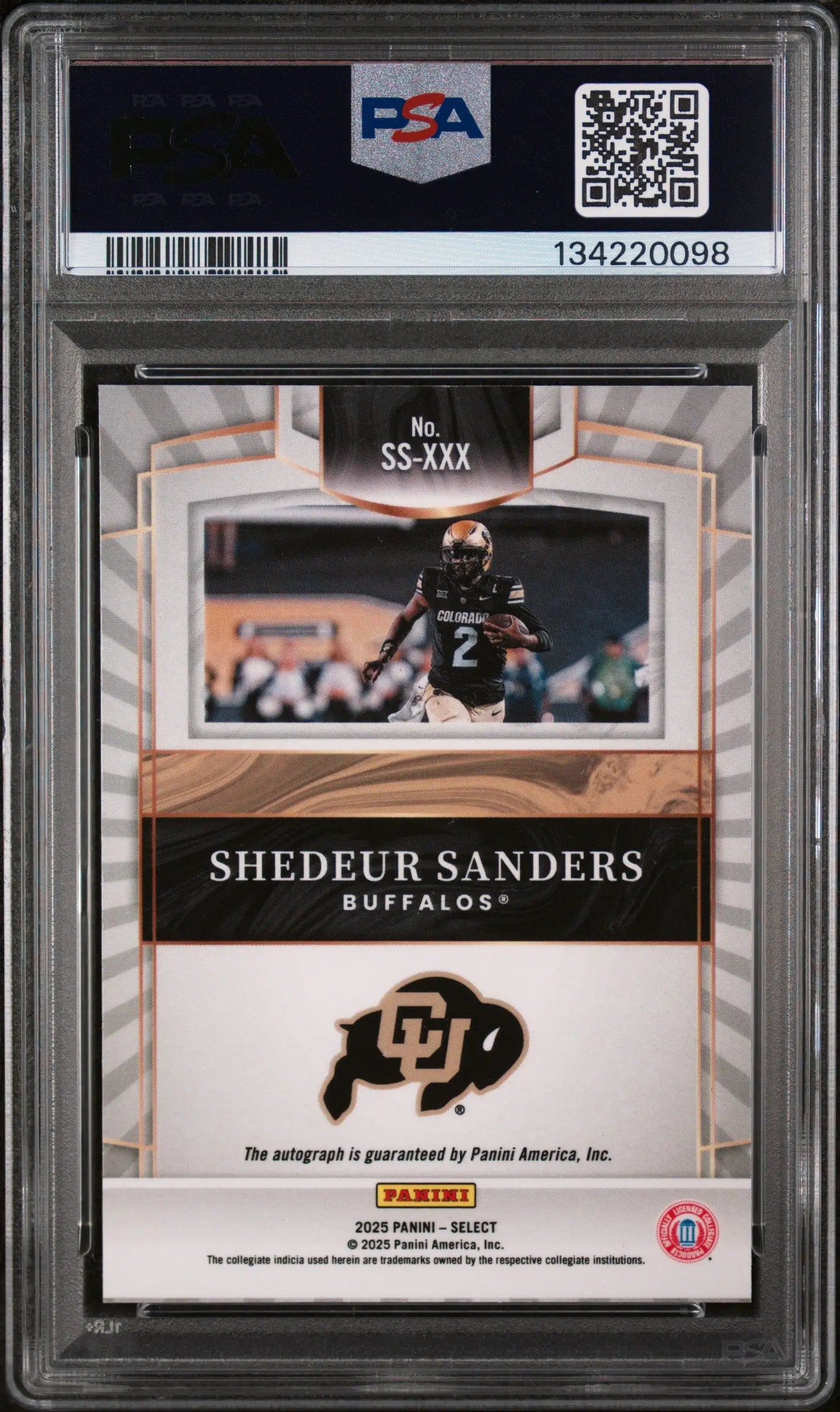 2025 Panini Instant Shedeur Sanders Youth Explosion Auto Shedeur Sanders  PSA 10 