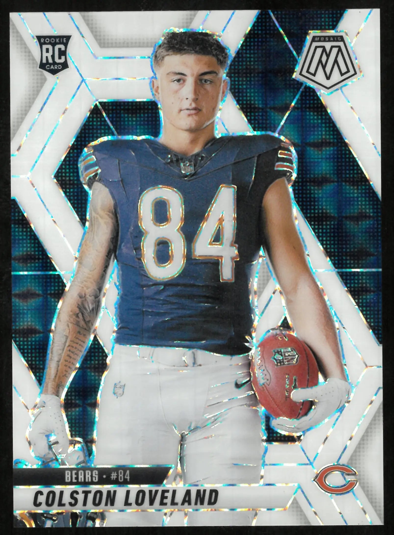 2025 Panini Mosaic Football Colston Loveland RC Rookie /25 