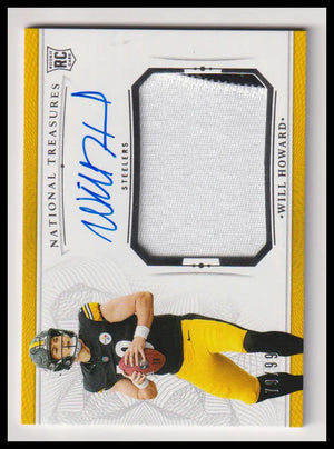 2025 Panini National Treasures Rookie Patch Autograph Will Howard Auto /99 RC 