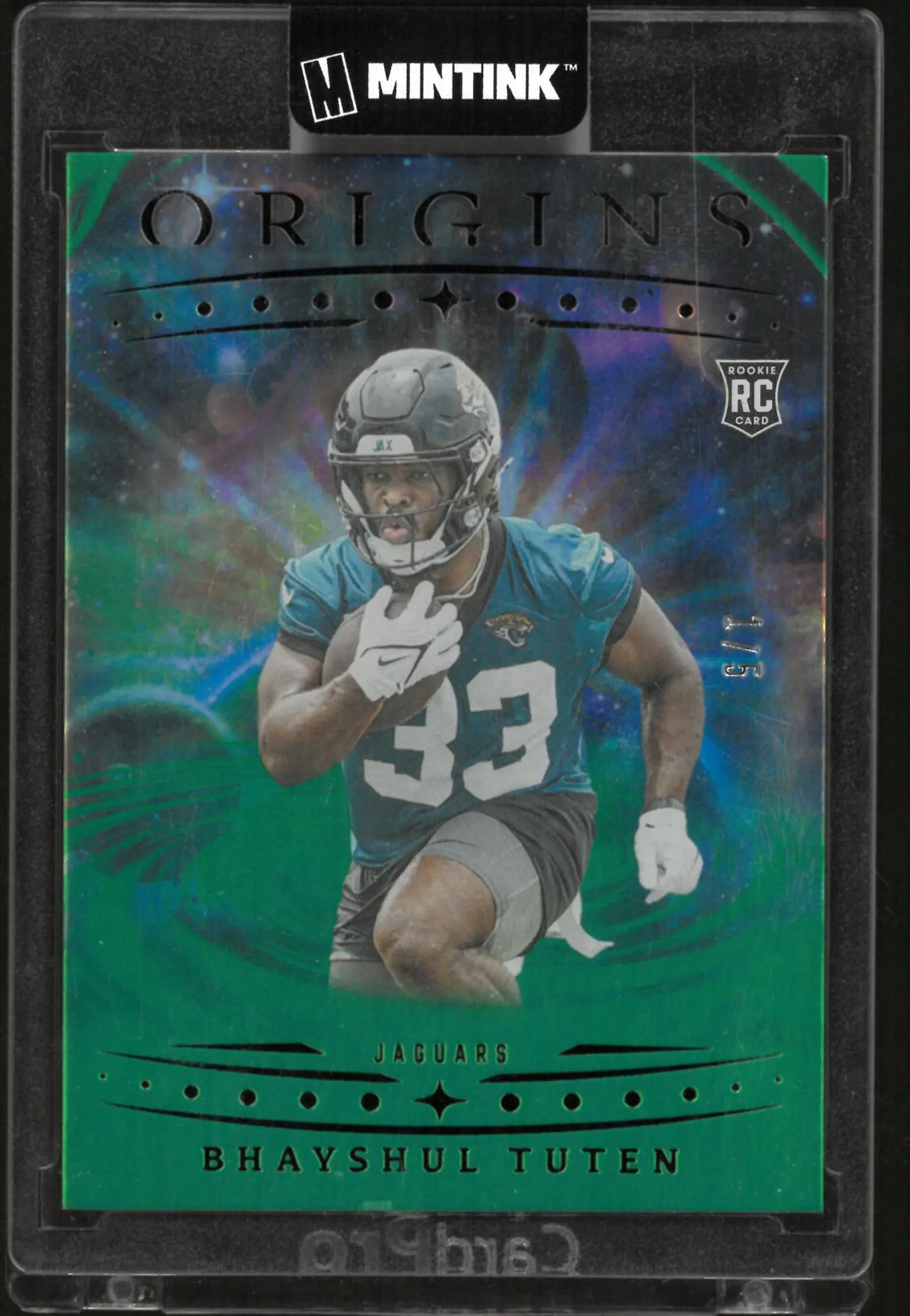 2025 Panini Origins Bhayshul Tuten RC Rookie /5 Green 