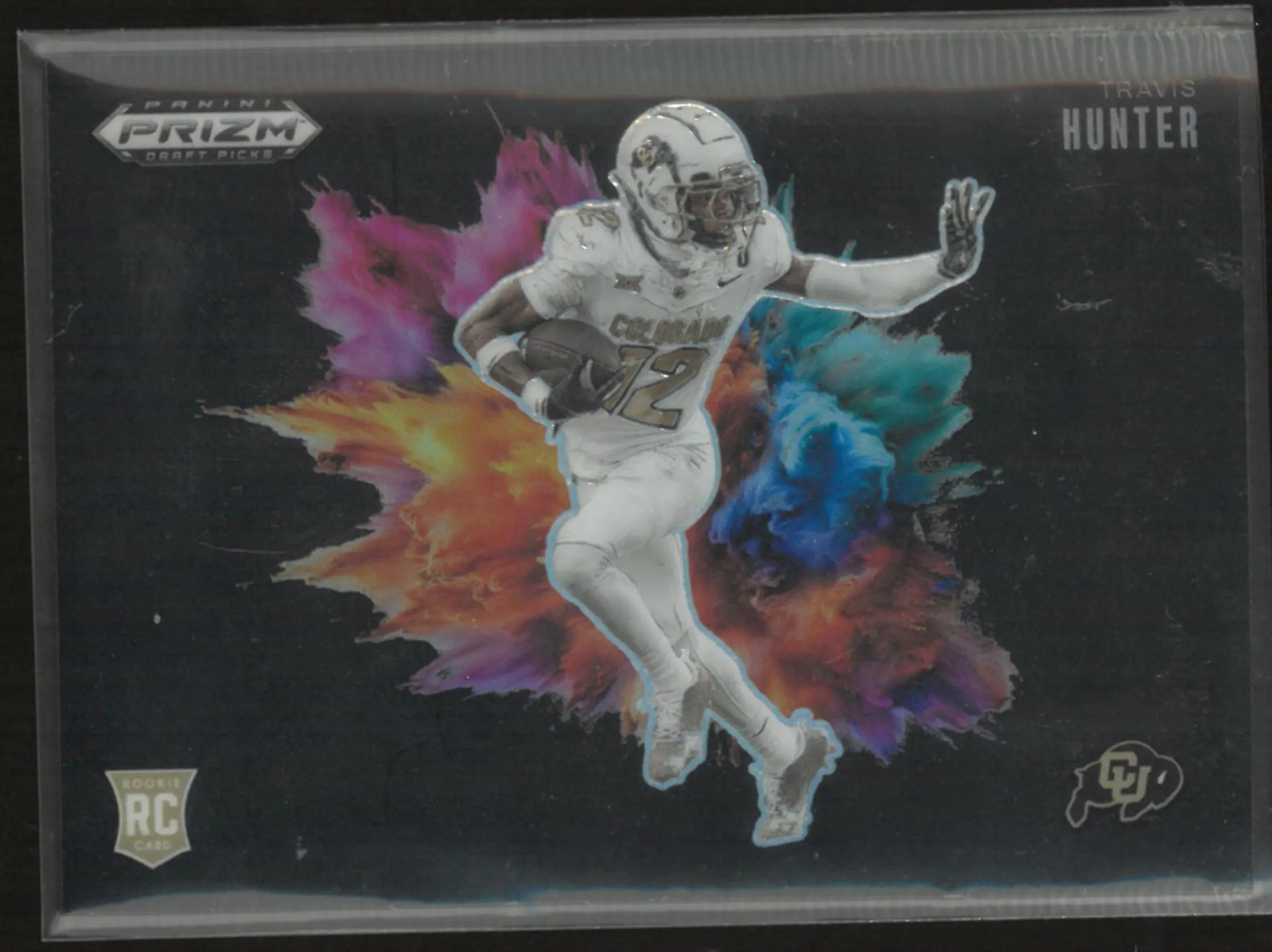 2025 Panini PRIZM Draft Picks Black Color Blast Travis Hunter Rookie RC 
