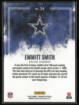 2025 Panini Phoenix Color Blast Emmitt Smith 