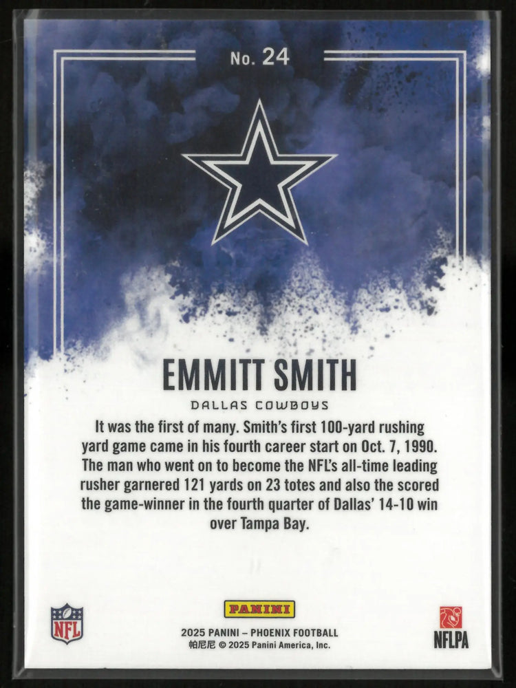 2025 Panini Phoenix Color Blast Emmitt Smith 