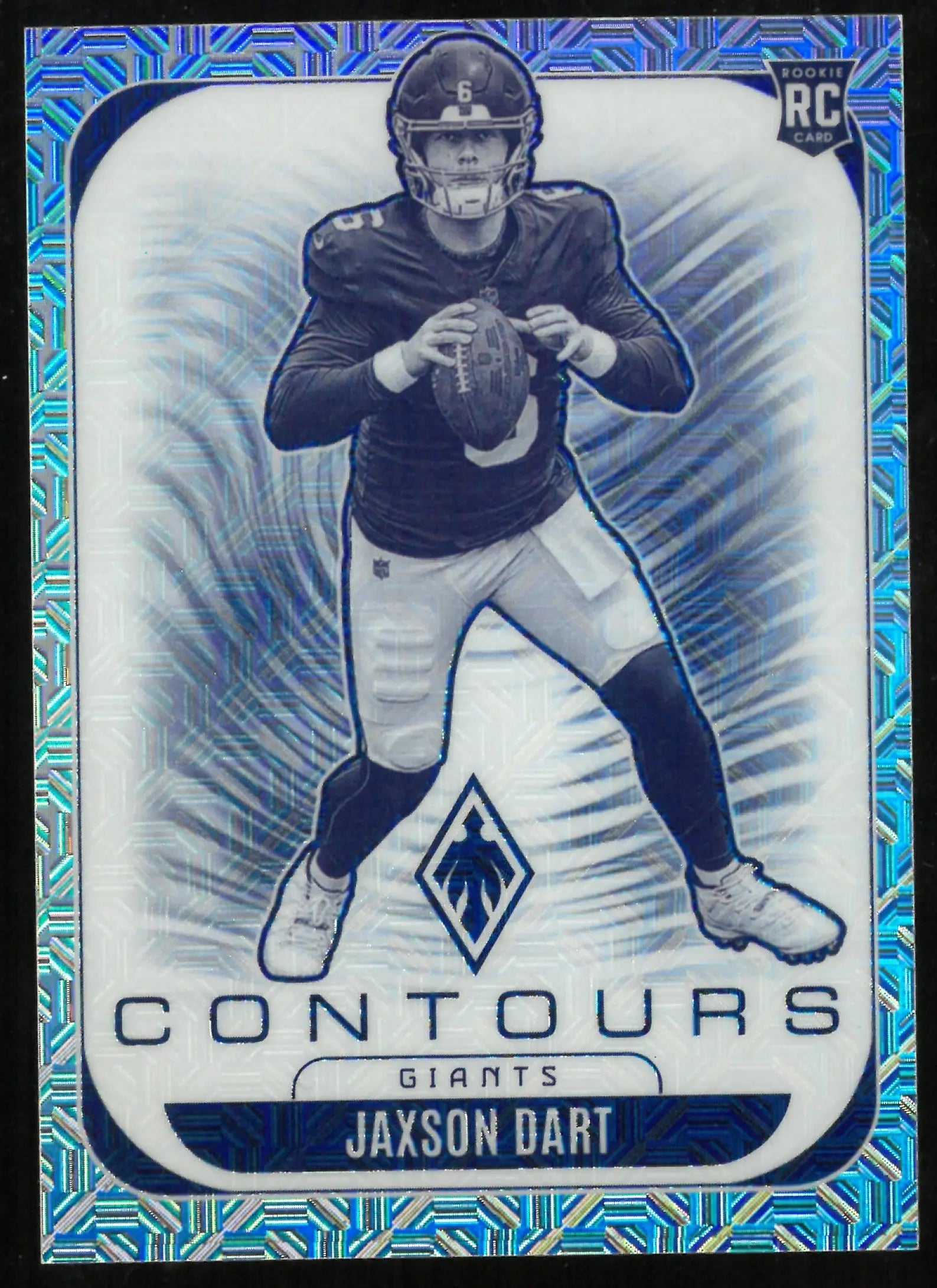 2025 Panini Phoenix Football Jaxson Dart RC Rookie Contours /75 