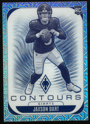 2025 Panini Phoenix Football Jaxson Dart RC Rookie Contours /75 