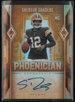 2025 Panini Phoenix Phoenician Rookie Autograph Shedeur Sanders Auto RC 