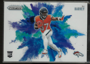 2025 Panini Prizm Color Blast Rookie RJ Harvey RC 