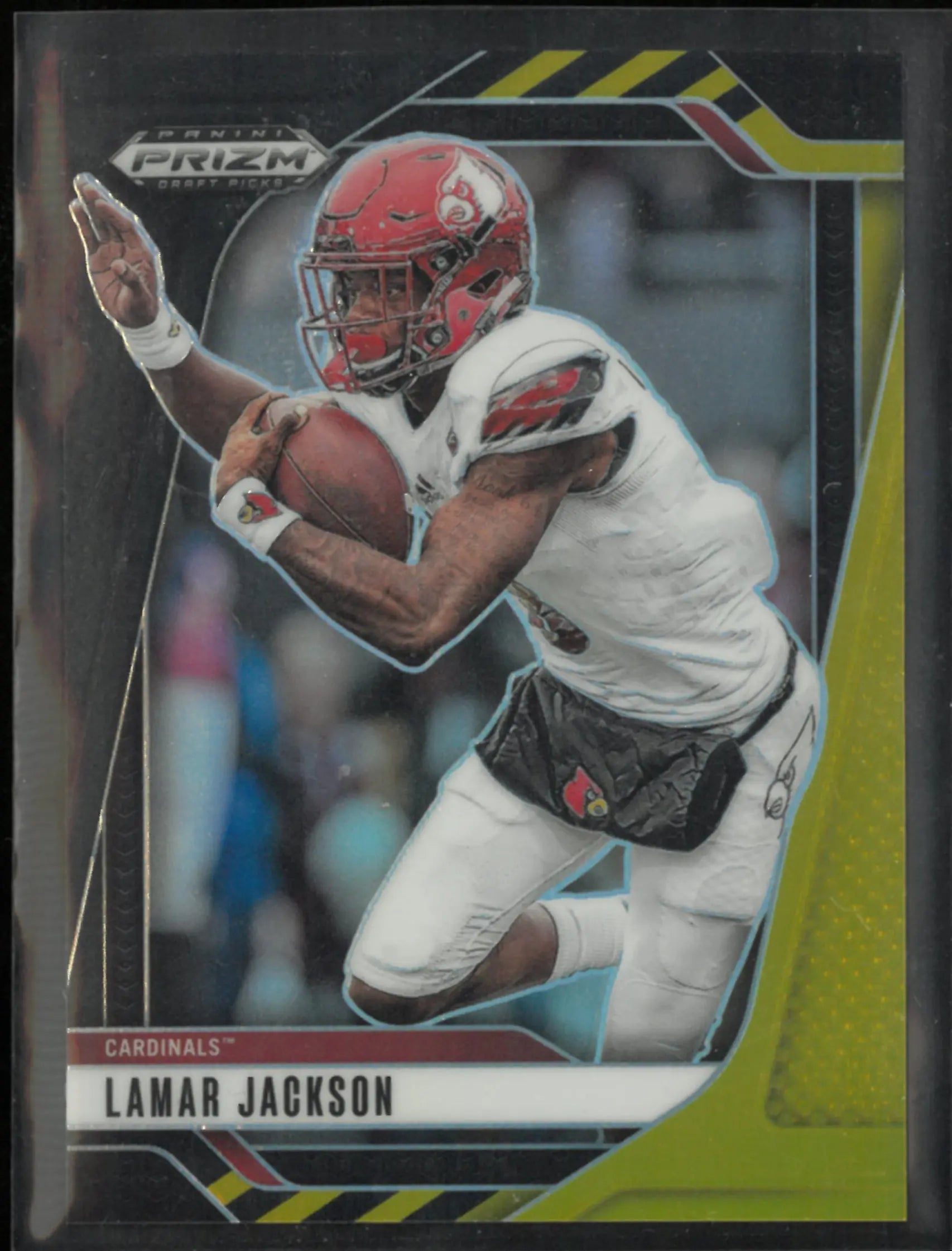2025 Panini Prizm Draft Picks Lamar Jackson Black Gold /5 