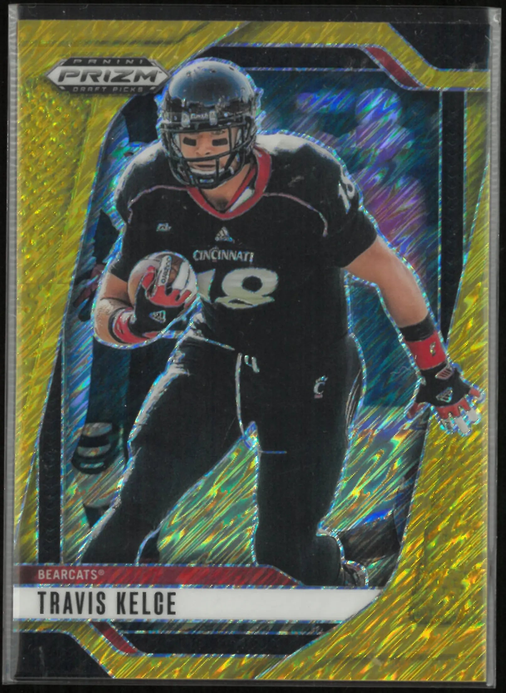 2025 Panini Prizm Draft Picks Travis Kelce Gold Shimmer /15 