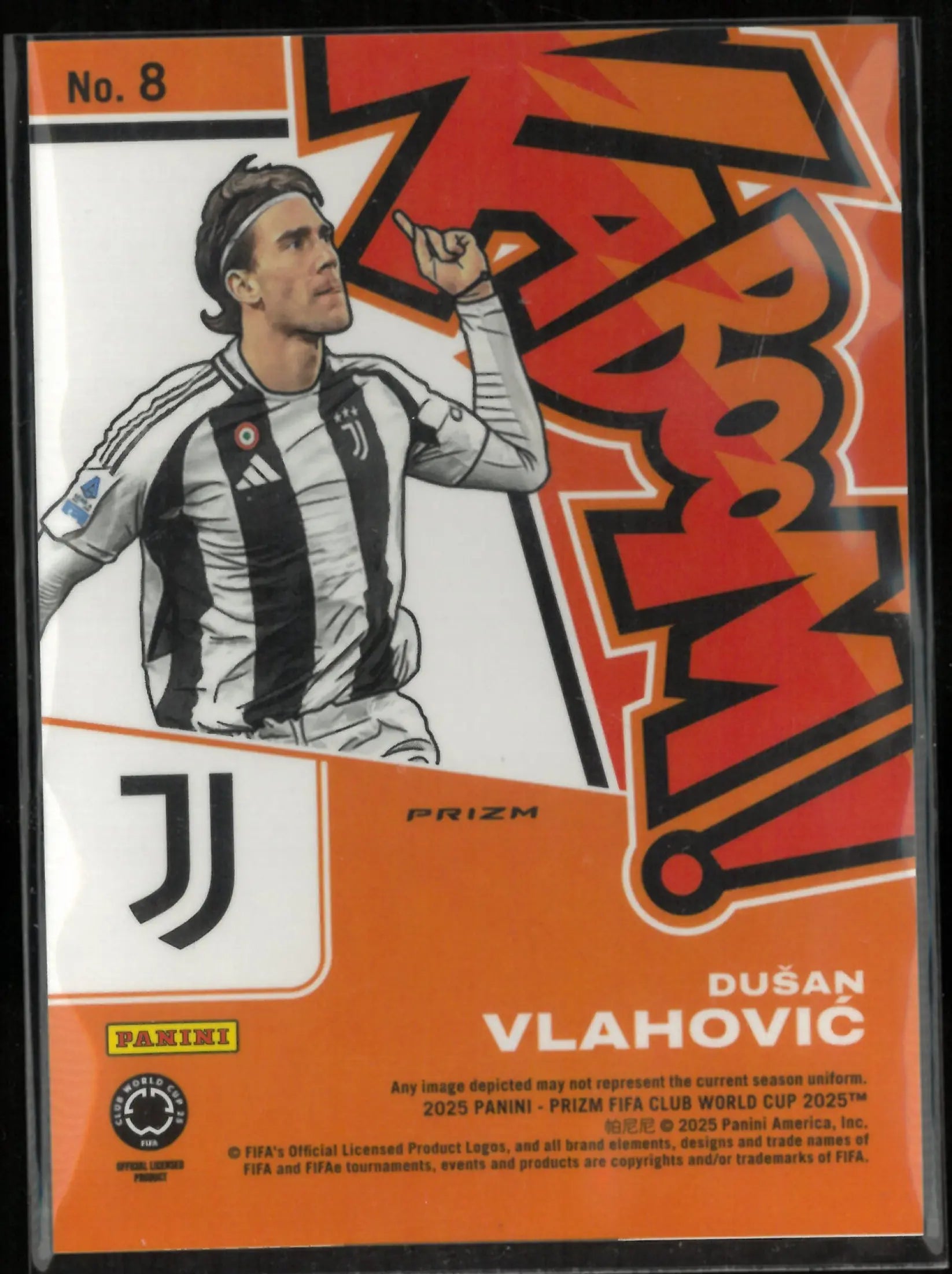 2025 Panini Prizm FIFA Club World Cup KABOOM! Dusan Vlahovic 