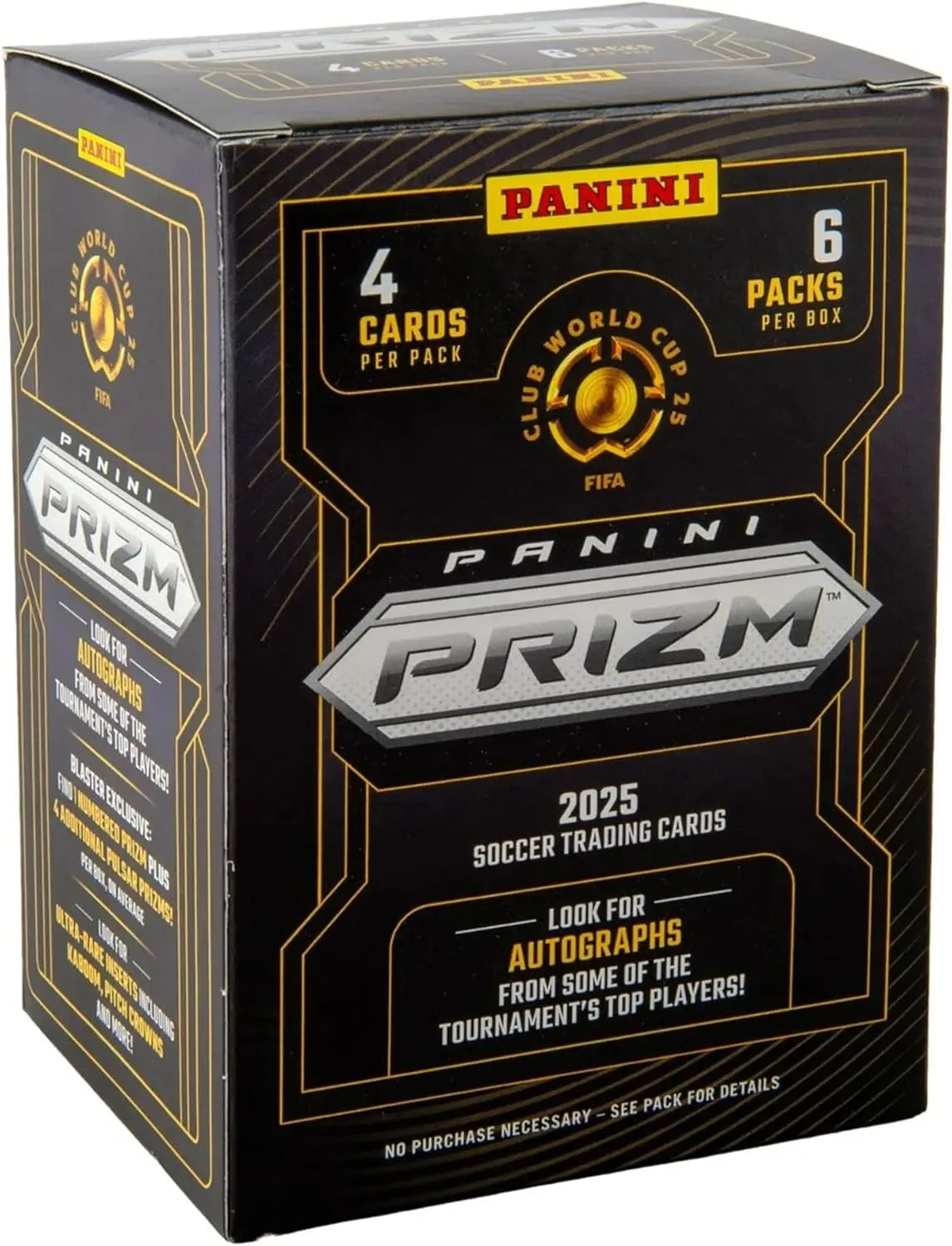 2025 Panini Prizm FIFA Club World Cup Soccer 6-Pack Blaster Box 
