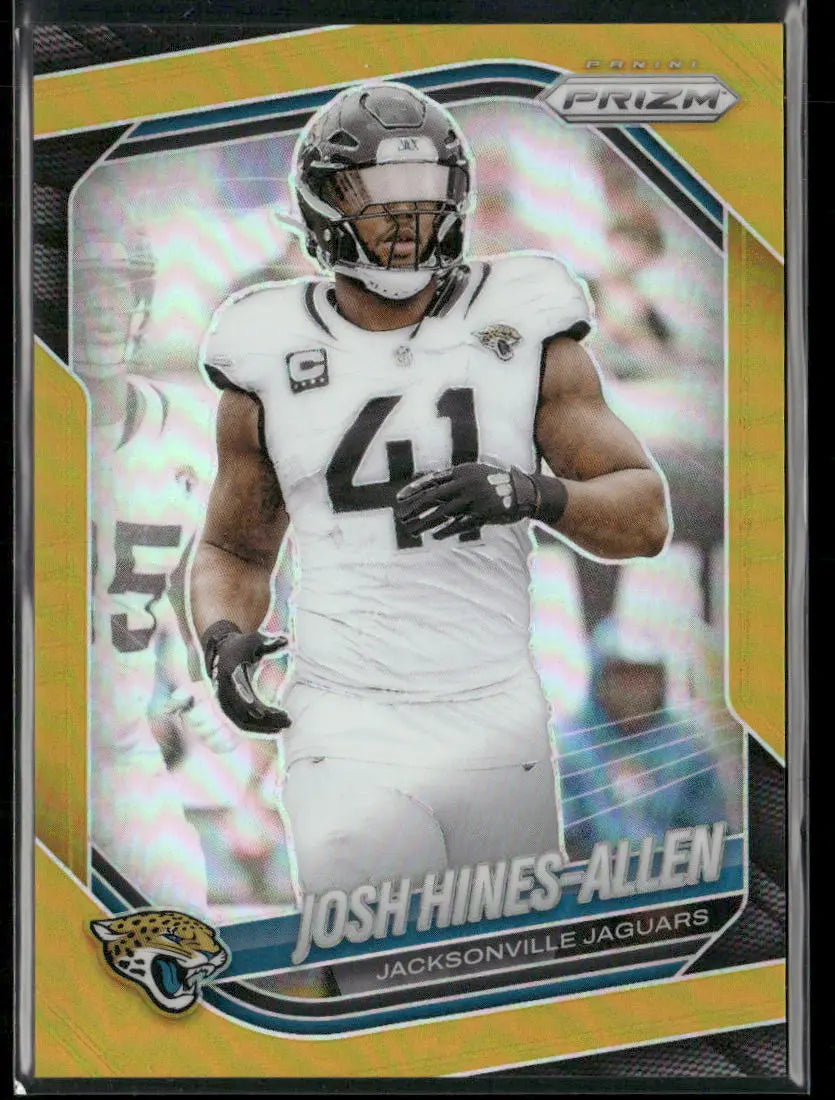 2025 Panini Prizm Football Gold Josh Hines-Allen /10 