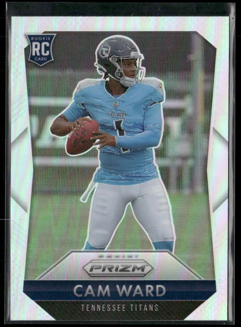 2025 Panini Prizm Football Silver Rookie Cam Ward 
