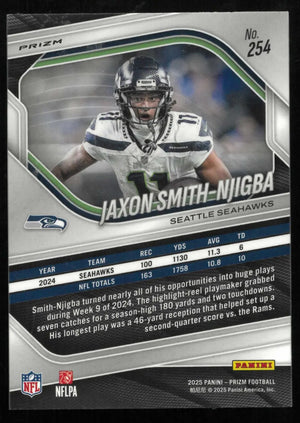 2025 Panini Prizm Jaxon Smith-Njigba Snakeskin 