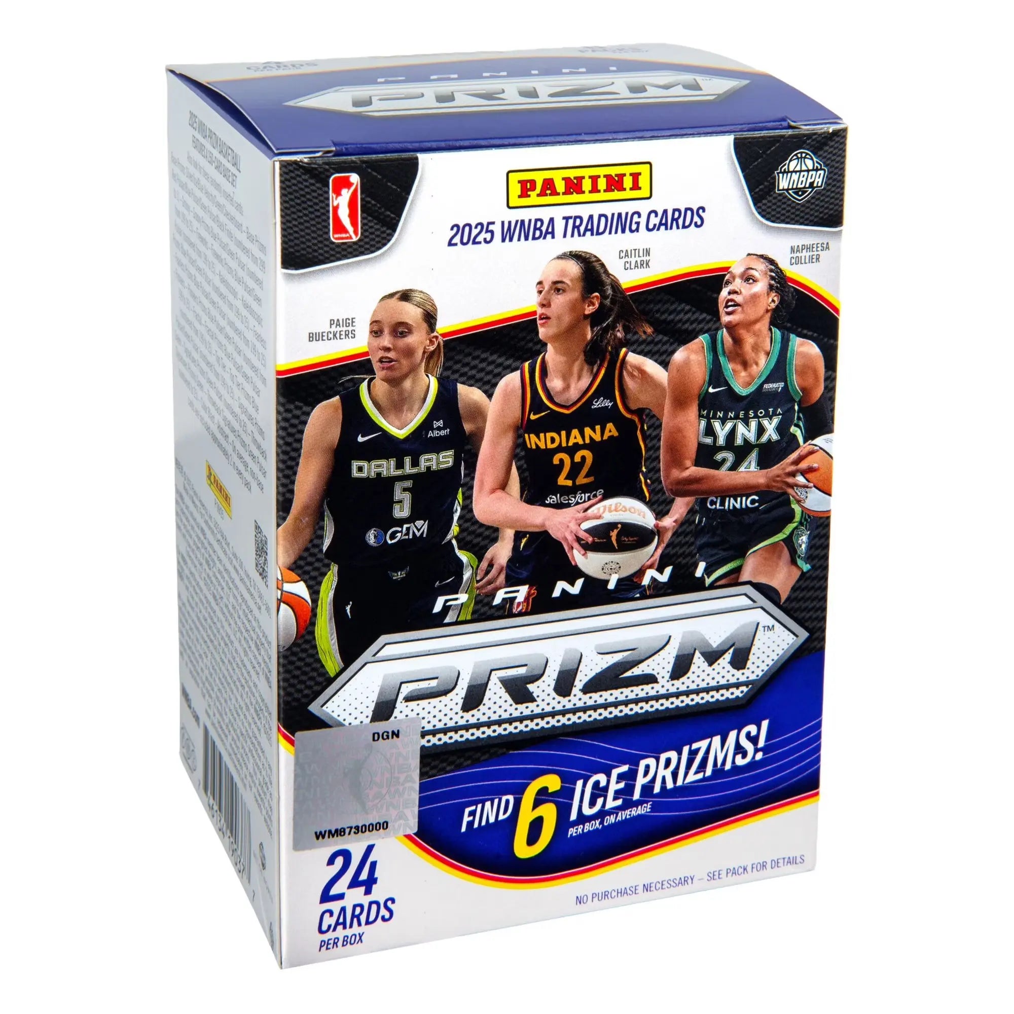 2025 Panini Prizm WNBA Basketball 6-Pack Blaster Box 