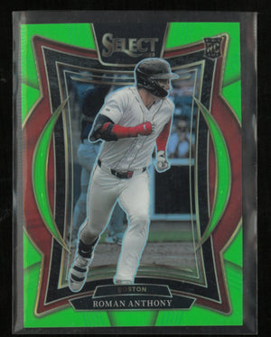 2025 Panini Select Concourse Roman Anthony Red & Green Rookie RC /49 