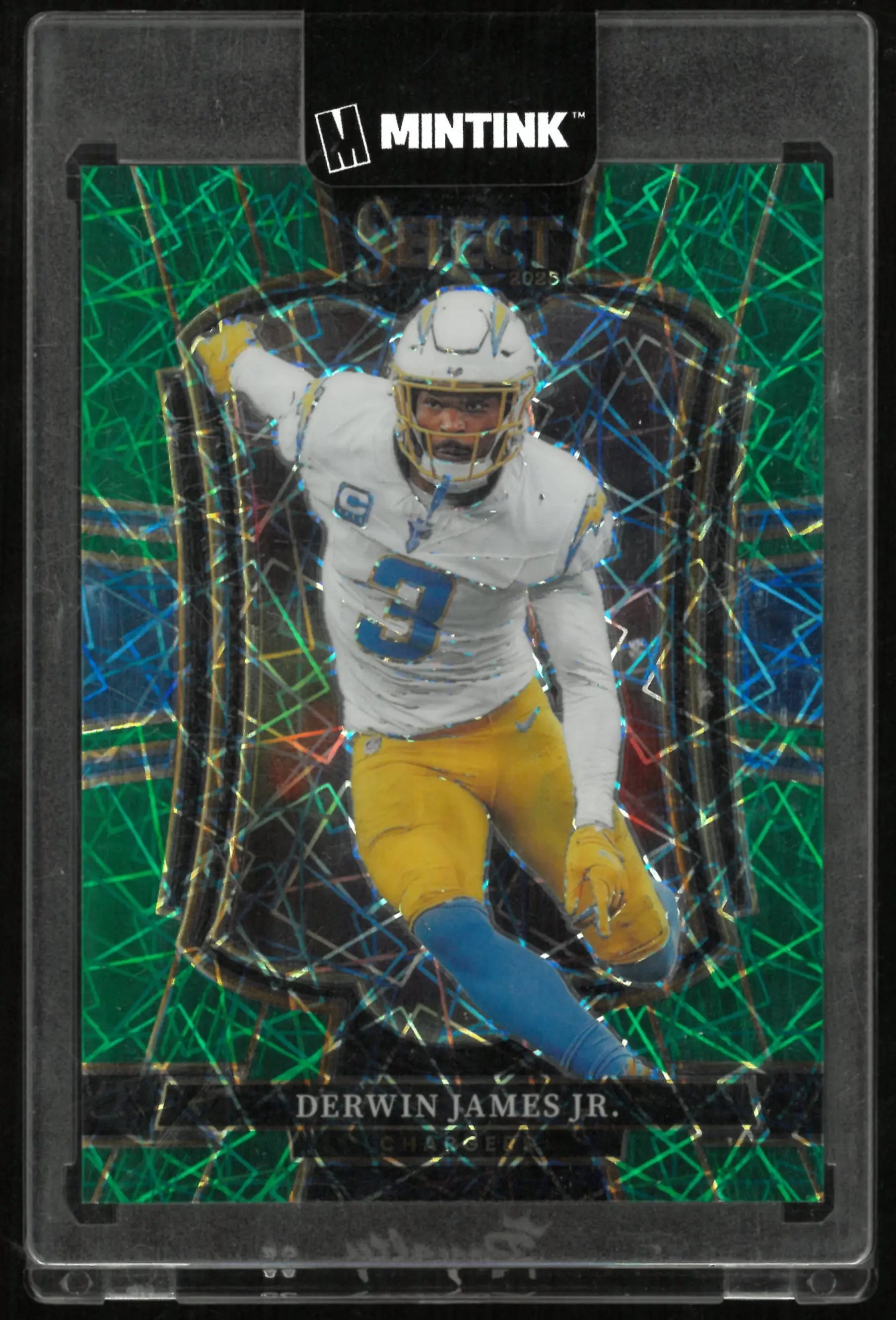 2025 Panini Select Derwin James Jr. Green Lazer /5 