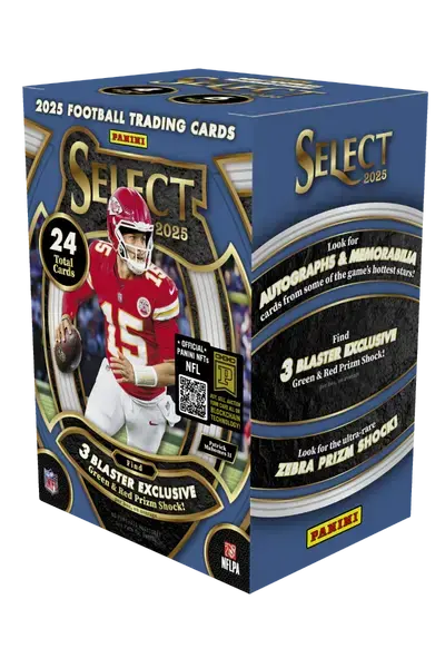 2025 Panini Select Football 6-Pack Hobby Blaster Box 