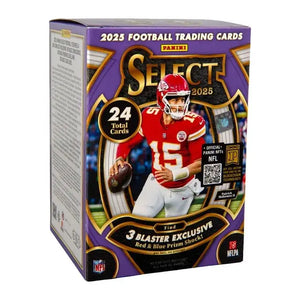 2025 Panini Select Football Trading Cards Blaster Box 