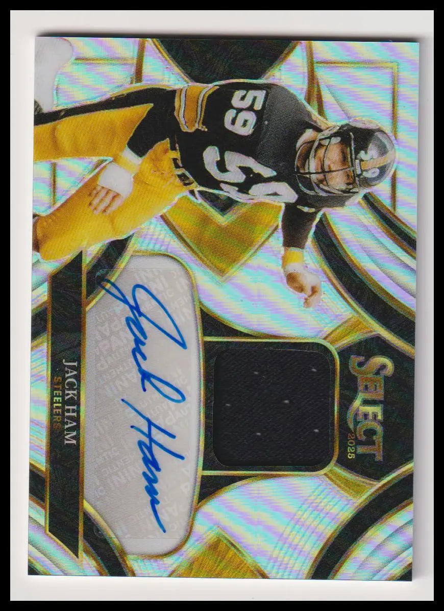 2025 Panini Select Patch Autograph Jack Ham Auto /249 