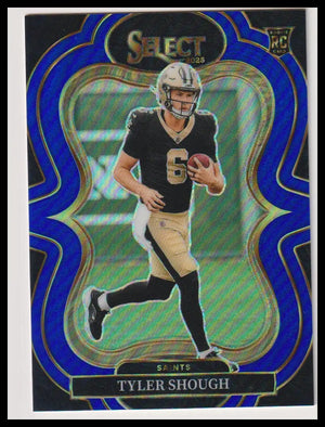 2025 Panini Select Rookie Tyler Shough  Blue /99 RC 