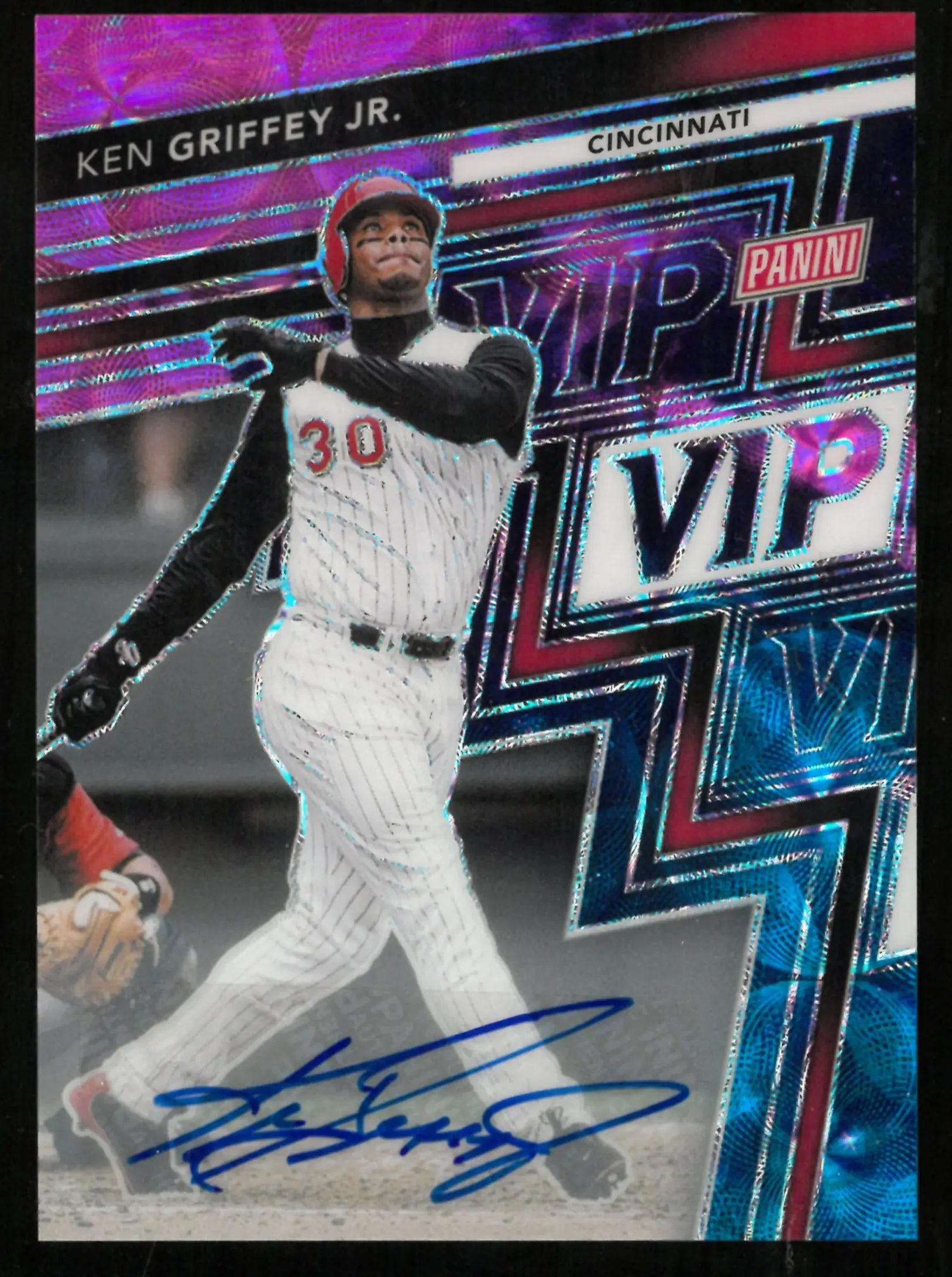 2025 Panini The National VIP Gold Ken Griffey JR. Nebula Auto /5 