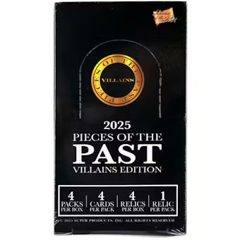 2025 Pieces of the Past Villain Edition Hobby Box 