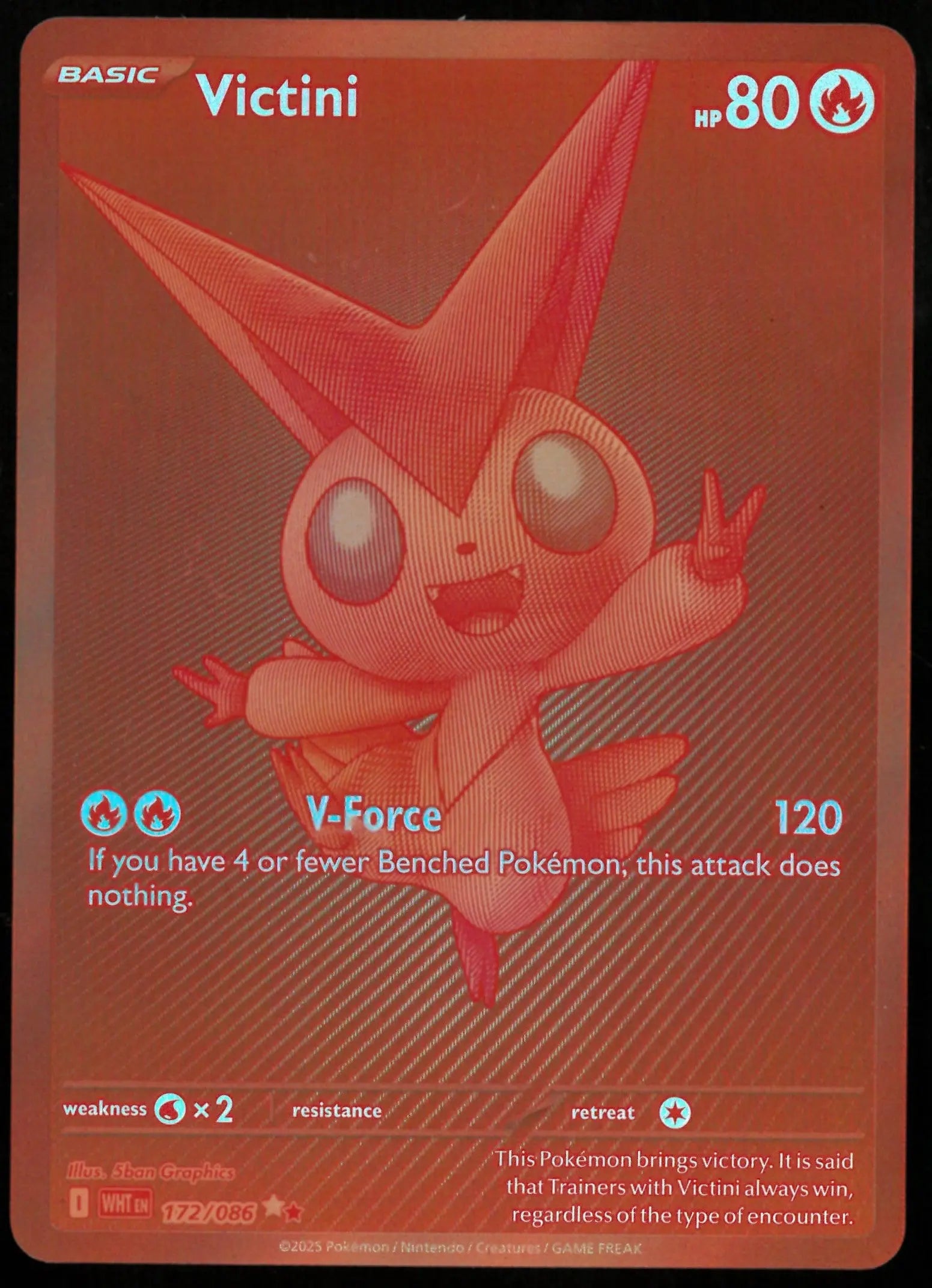 Buy 2025 Pokemon Black & White Victini Card 171/86 Rare