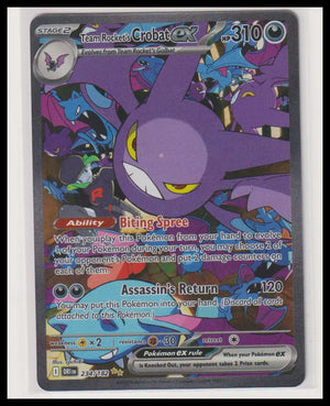 2025 Pokemon Destined Rivals Team Rocket's Crobat ex SIR 234/182 