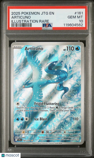 Buy 2025 Pokemon Articuno PSA 10 - Rare Illustration Card