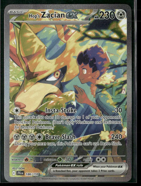 2025 ポケモンカード　#072 ART RARE Buy 2025 Pokemon Journey Together Hop's Zacian ex Card