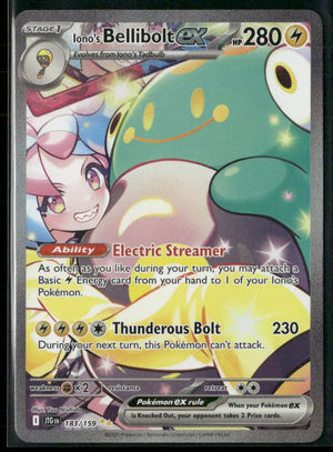 2025 Pokemon Journey Together Special Illustration Rare Iono's Bellibolt ex 183/159 