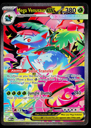 2025 Pokemon ME01 Mega Evolution 177/132 Mega Venusaur ex SIR 