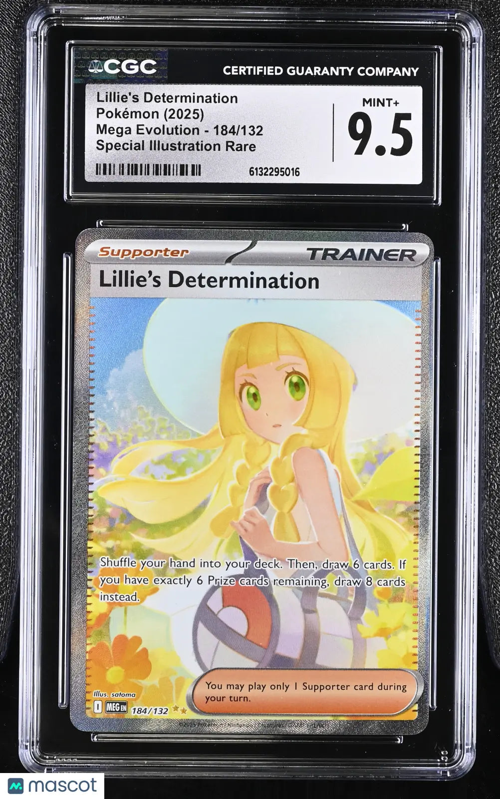 2025 Pokemon Mega Evo Lillie's Determination Special Illustration CGC9