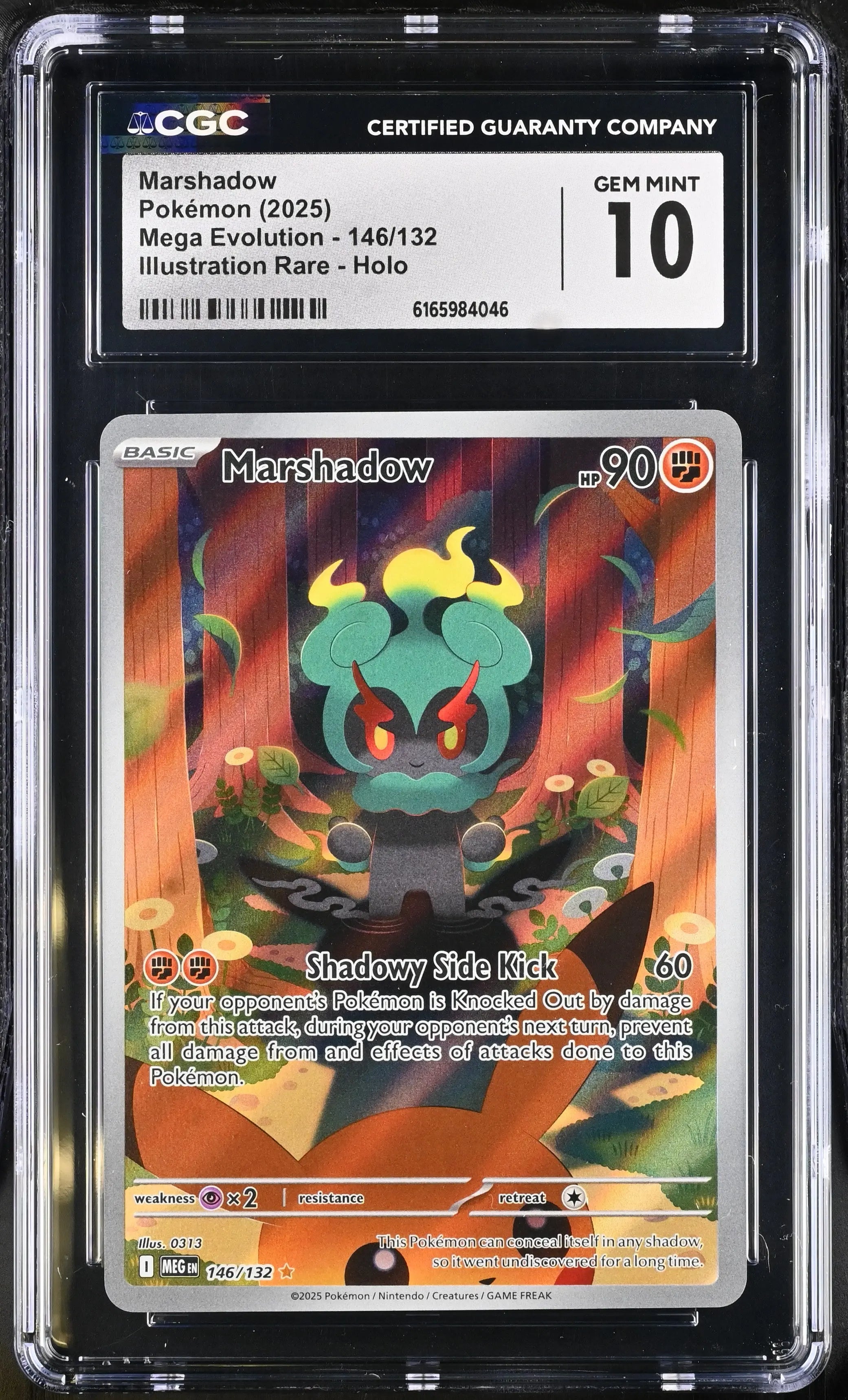 2025 Pokemon Mega Evolution Marshadow Illustration Rare 146/132 CGC 10 