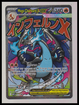 2025 Pokemon Mega Evolution Promo Mega Charizard X ex 023 